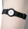 DiaBrothers Freestyle Libre 2 Fixierband Fixierung Halter mit verstellbarem Armband - Halter: schwarz - Armband: schwarz - Größe: M (25-35 cm)