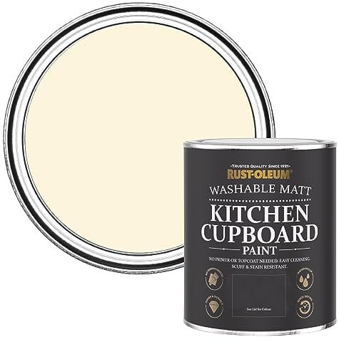 Rust-Oleum Küchenmöbellack in mattem Finish - Gebrochenes Weiß 750ml