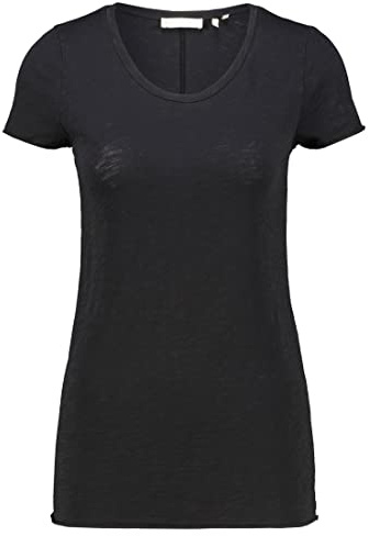 Rich & Royal Damen Shirt SLUB Kurzarm schwarz (15), M