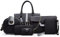 ELMAIN Damen 6-teiliges Handtaschen-Set Hobo Clutch Umhängetaschen und Geldbörse Große Tasche + Tragetasche + Umhängetasche + Brieftasche + Kartenhalter Black