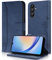 AsWant Handyhülle für Samsung Galaxy A34 5G Hülle Leder - Magnetisches Case Book Premium PU Samsung Galaxy A34 Hülle, Wallet Flip Case Schutzhülle für Samsung A34 5G 6.6 (Blau)