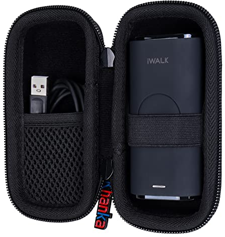 Khanka Hard Travel Case Replacement for iWALK Portable Apple Watch Charger, 9000mAh Power Bank, Case Only (Black)