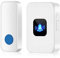 Nestling Wireless Doorbell, IP55 Waterproof Wall Plug-in Cordless Door Bells Chime Kit-1,000 Ft Range 55 Chimes 5 Volume Led Flash, Easy Install at Home, Apartment, White (N628)