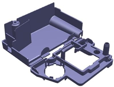 Support pompe avec couvercle s pour seche-linge Aeg 136653114