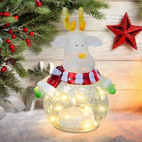 Einzigartiges Geschenk für Freundin, Mama, Frauen, Ehefrau, Geeignet für Weihnachtliche Fensterbank Deko, Weihnachtsdeko Innen