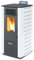 Stufa a pellet 12 kw ventilata AMG Z12 bianco