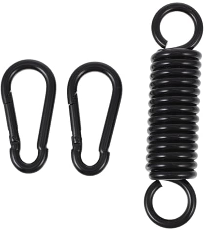 1set Hammock Chair Hanging Kit Heavy Duty Spring Hook Porch Swing Suspension Carabiner Chain Ceiling Mount Hammock Chair