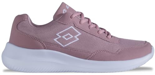 Lotto Unisex Connect Sneaker, DK.Rose/White, 40 EU