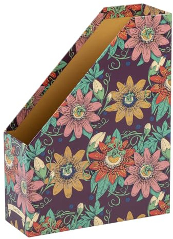 Clairefontaine 116221C - Zeitungsständer Stehsammler Frida Kahlo, geeignet für Home Office, 25x10x32,5 cm, 1 Stück