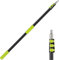 Hanured® Rallonge télescopique de 1,12 à 3,60 m, Perche telescopique ajustable en aluminium pour rouleau à peinture et nettoyage