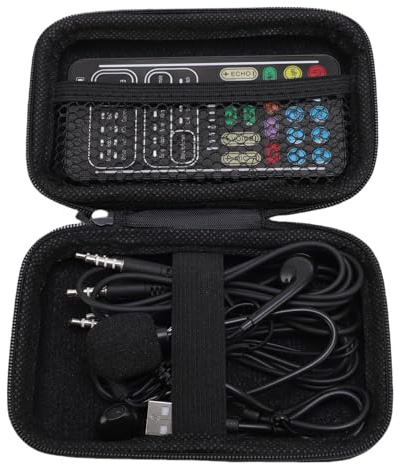 BONKZEBU Tragbarer Sprachwechsler, Multifunktionaler -Sprachmodulator für Laptop, Tablet-PC, 80 Stufen der Klangveränderung, Feinabstimmung für Chatten, Singen, KTV, Sprachänderungsgerät