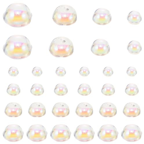 FOMIYES 1050 Stück Harz Tautropfen Aufkleber 3–6mm Rund Wassertropfen Deko für Scrapbooking Selbstgemacht Basteln