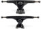 VJ Longboard Skateboard-Achsen, 7 Zoll, 178 mm, 50º Bases, Reverse Kingpin für Downhill, Pintail und Freeride (2 Stück) (schwarz)