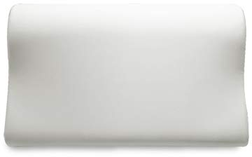 THXSILK 19 Momme Maulbeerseide Kissenbezug für Kontur Gedächtnisschaum Kissen Latex Cervical Kissenbezug, Hypoallergen Waschbar (50 x 30 x 10/7 cm, Natürliches Weiß)