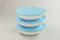 TUPPERWARE Allegra 1,5 L hellblau weiß Schüssel (3) servieren Servierschale