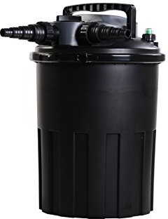 AquaForte CBF-15000 - Filtro de presión (42 x 42 x 62 cm), color negro