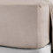 Niys Luxus-Bettwäsche, Spannbettlaken aus 100 % gebürstetem Baumwollflanell, extra tief (40 cm), für Einzelbett, Beige