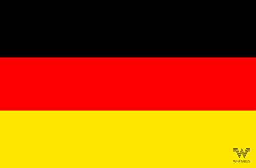 Deutschland Flagge Aufkleber - Länderflagge als Sticker 8,5 x 5,5 cm