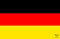 Deutschland Flagge Aufkleber - Länderflagge als Sticker 8,5 x 5,5 cm
