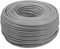 Cable de par trenzado UTP cat 5e 4 * 2 * 50 CCA, CCS gris, 100 m Aluminio revestido de cobre