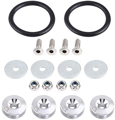 Kit di aggancio rapido per vano motore/rondella paraurti in lega di alluminio per auto(05)