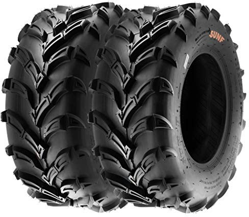 SunF A024 25x10-12 25x10x12 Quad ATV UTV SxS Reifen A/T Schlamm Pfad 6PR TL 70J E4 Ersatzreifen, Satz von 2 Stück