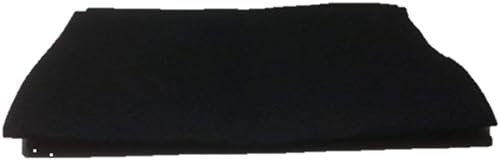 Dunstabzugshaube Aktivkohle Zuschneidbar - Aktiv-Kohlefilter für Abzugshaube Dunstabzug 60cm Dunstfilter Universal 57 x 47 cm Schwarz