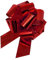 Oblique Unique® Geschenk Schleife mit Geschenkband Glänzend für Geschenke Tüten Zuckertüten für Weihnachten zum Basteln Dekorieren Verzieren UVM. (Rot)
