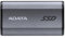 ADATA SE880 2TB - Up to 2000 MB/s- SuperSpeed USB 3.2 Gen 2x2 USB-C External Portable SSD Titanium (AELI-SE880-2TCGY)