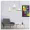 bamyum Lot de 3 Suspension Luminaire Industrielle Blanc