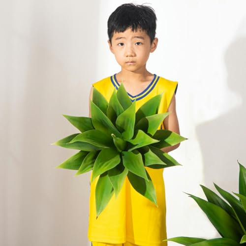 Tropical Yucca Tree Large Artificial Plants Fake Potted Tree Branch Plastic Agava Leaves Green Palm Leafs For Home Outdoor Decor-S
