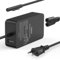 Surface ladekabel 44W 15V 2.58A Surface Pro Ladegerät Netzteil Adapter für Microsoft Surface Pro 7/6/5/4/3 Surface Laptop 1/2/3,Surface Book/Surface Go,mit 5V 1A USB-Port