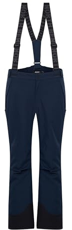 NORTH BEND NBHilfried Herren Skihose wasserdicht Winddicht atmungsaktiv Schneehose Winterhose mit Wassersäule 10000mm W-PRO Wetterschutzsystem, Größe:XL, Farbe:Navy Blazer (2048)