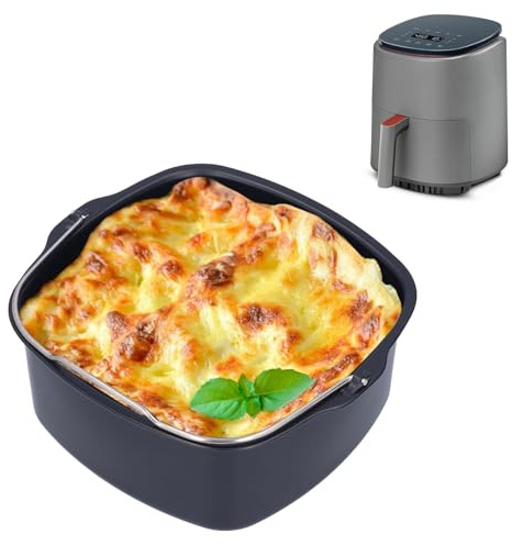 Stampo per Friggitrice Ad Aria Calda, Stampo da Forno, Stampo per Torte, Accessori per Friggitrice Ad Aria, Tortiera, Cestello per Pane, Friggitrice per Torta per HD9925 HD9860