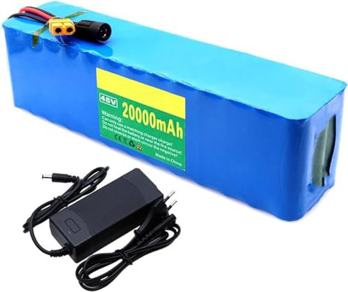 Batterie au Lithium 48v, 13S3P 20000mah, Batterie au Lithium-ION, Batterie de Scooter électrique T Plug