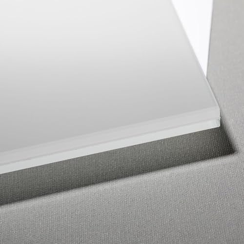 Verbundsicherheitsglas – Maßanfertigung, Hohe Sicherheit, Einfache Installation, mattes VSG Glas mit 0,76 mm PVB Folie matt, Gesamtstärke 12,76 mm, gesäumte Kanten