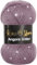 Rome Yarn Angora Glitter Garn | #2 Fine, Sport (USA), 4 ply (UK) | Metallic-Wolle | Glitzerndes Garn zum Stricken und Häkeln Simli Wolle (1 Knäuel, 746 Flieder)