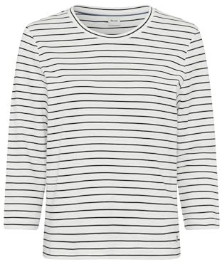 Style CIRA gestreiftes T-Shirt in Einer Interlock-Ware mit 3/4-Arm