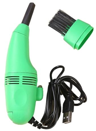 Pro Vacuum Cleaner,Mini Keyboard Vacuum Cleaner Sewing Machine Vacuum Cleaner, USB Handheld Vacuum Cleaner Portable Tiny Cordless Computer Vacuum Cleaner for Laptop Pc Home Car(Green)