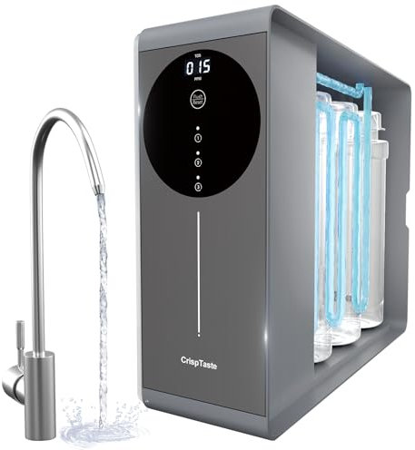 Tankloses Umkehrosmose-System 600GPD NSF-zertifiziert, RO-Wasserfiltersystem unter der Spüle, TDS Reduktion von 500 auf 20, tankloses ro-System 2,5:1 reines Drainageverhältnis für