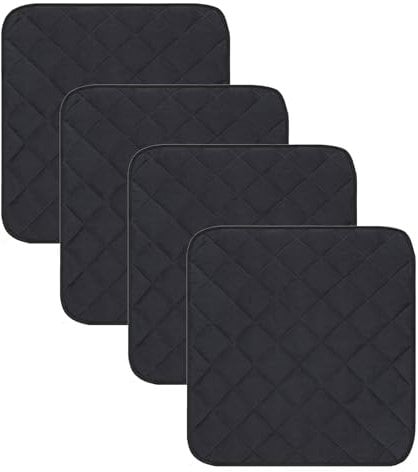 Sonhomay Wasserdichte Inkontinenz-Stuhlpolster, waschbar, rutschfest, saugfähig, für Kinderzimmer, Urinierunterlagen für Erwachsene, Haustiere, Rollstuhl, 55,9 x 53,3 cm, 4 Stück