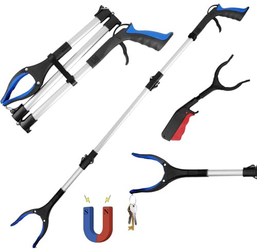 PRZRAO Pinza Raccogli Oggetti 110CM Pinza Raccogli Rifiuti Pinza Telescopica Prendi Oggetti Pinza Prendi Oggetti per Le Persone con Mobilità Ridotta per Afferrare Oggetti