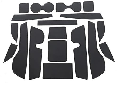 Klauer Dashboard Cover Auto Wasser Coaster Leder Tor Slot Matte Tür Tasse Pad Auto Zubehör Für Mitsubishi Für Outlander 2023 rutschfeste Matte(Schwarz)