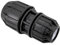 H2O-Flex® Black Edition 32 er PP Fitting Kupplung DVGW Klemmverbinder für PE Rohr Verschraubung Adapter 32mm Verbinder