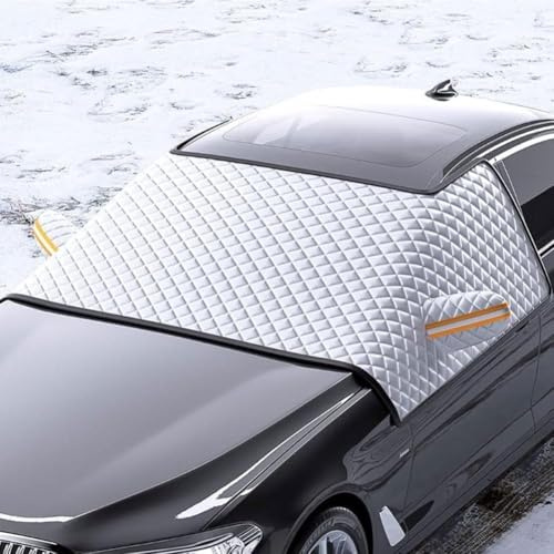 WRNHZNEW Auto Front Scheibenabdeckung für Mini one 3-Door F56 2014-2020, Gegen Schnee EIS Frost Staub Windschutzscheiben Abdeckung Wasserdicht Faltbar Frostschutz,A 155 * 110 cm