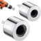 2Pcs Copper Pipe Cleaners, 15+22mm Drill Tube Cleaning Brush, Metal Electric Drill Tube Cleaning Brush, Efficient Copper Pipe Cleaners for Electric Bit Professional Plumbers and Industrial Use