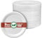 Disposable Paper Plate 9 Inch Heavy Duty Strong Bagasse Compostable Eco-Friendly Natural Sugarcane Fibers Round Plates for Hot & Cold Food Catering BirthdayDinner Party Office Picnic BBQs 50 Plates