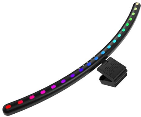 Yopeissn Large Screen Curved Screen Desktop Colorful Fill Light Led Desk Lamp Hanging Lamp on Computer Monitor Screen