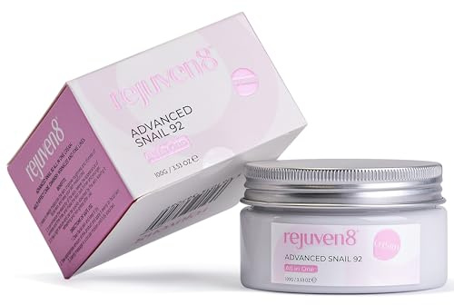 Snail 92 All-In-One Cream 100g - Snail Mucin Moisturiser - Anti-Ageing | Hydrating & Anti-Ageing Snail Face Cream for Dry Skin Lightweight Skincare for Women & All Skin Types with 92% Snail Filtrate