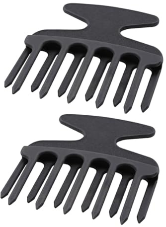 IMIKEYA 2 Stück Breiter Zahn Friseurkamm Aus Langlebigem Kunststoff Hairstyling Kamm Für Männer Zur Hautmassage Und Sanften Entwirrung Leicht Und Kompakt Für Unterwegs